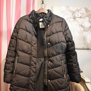 Black winter coat